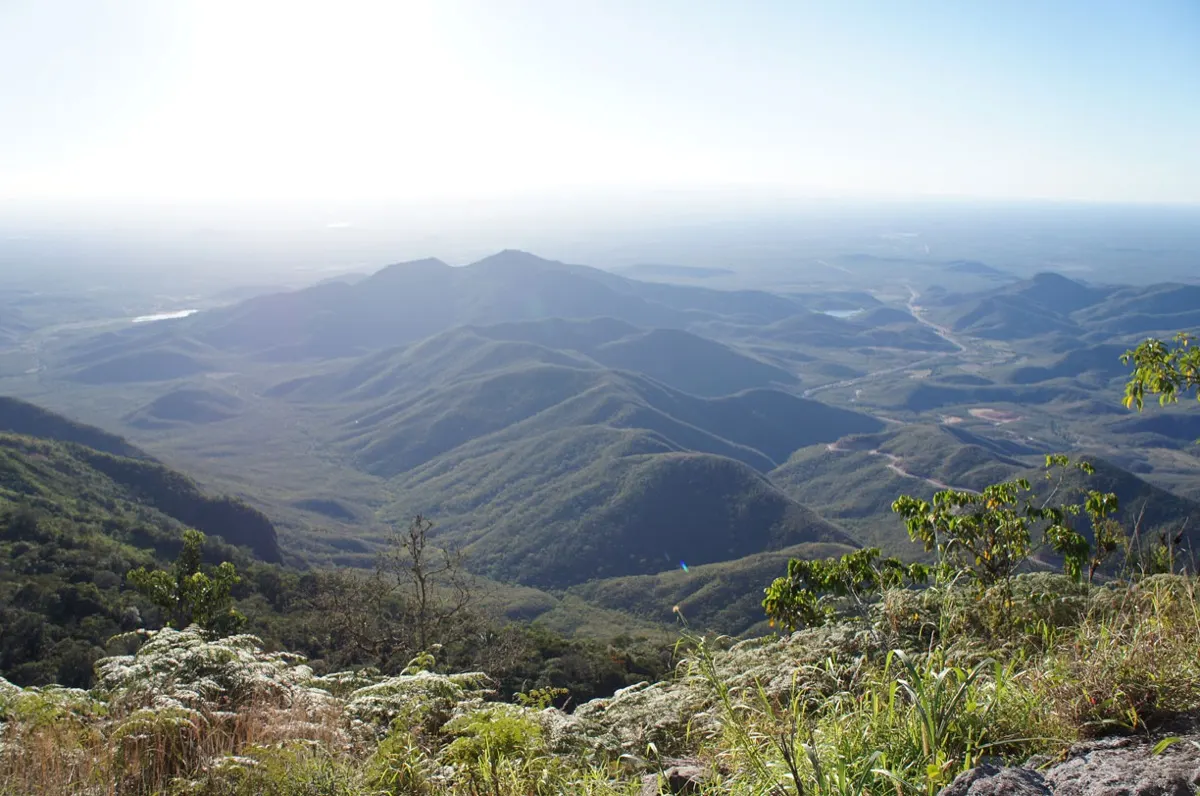Mountain landscape viewed from Pico Alto near Guaramiranga, Ceará