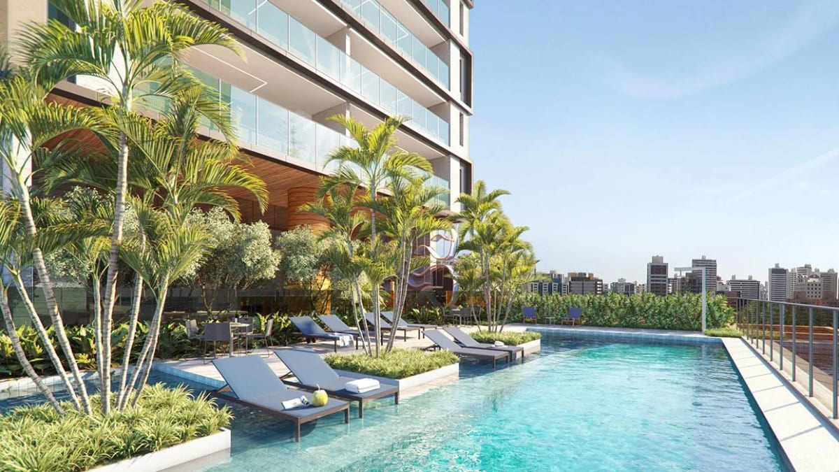 Pool and landscaped leisure deck proposed for Altana Meireles