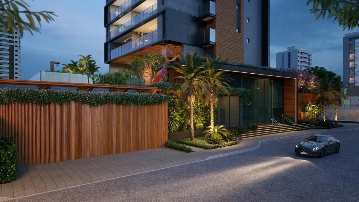 Contemporary exterior proposed for Altana Meireles