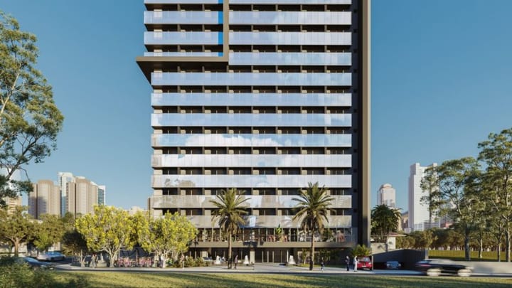 Daytime exterior view of Connect Beira Mar