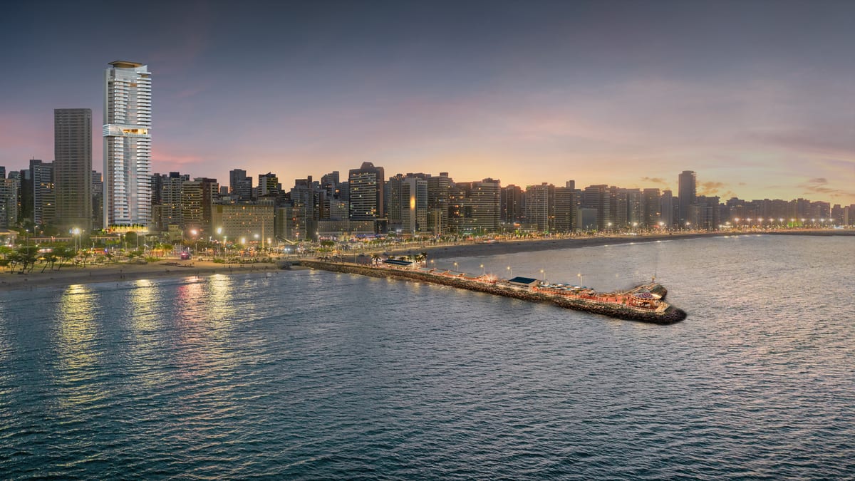 Panoramic view from Edge Condominium in Meireles