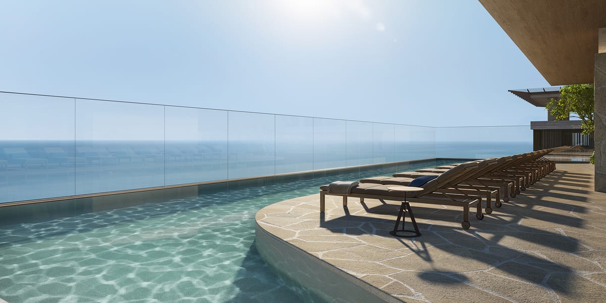 Infinity Fortaleza — Rooftop swimming pool and sun deck