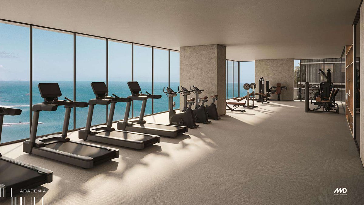 Infinity Fortaleza — Fitness room with large windows